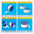 Erweiterte ptfe tape weiße farbe, ptfe band mit klebstoff